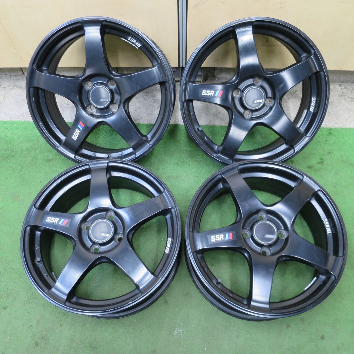 [送料無料] 4本価格★SSR GTV01 TANABE 16インチ ホイール タナベ 16×6.5J 16インチ PCD100/4H★6052602NGホ