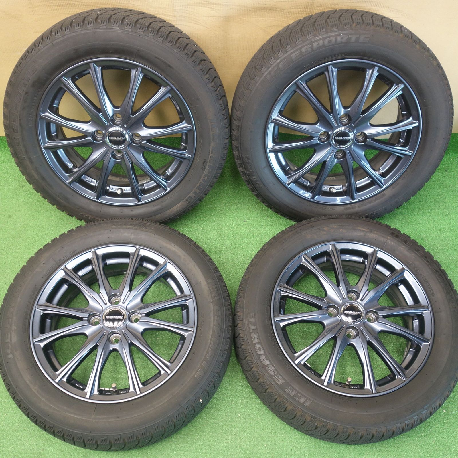 キレイ！22年☆スタッドレス 185/60R15 アイスエスポルテ WAREN