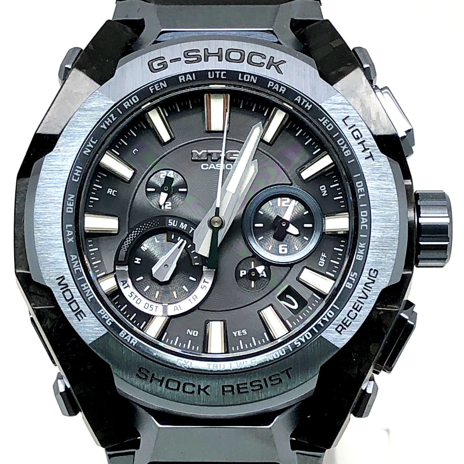 G-SHOCK ジーショック MTG-B4000-1A MT-G 電波ソーラー Bluetooth搭載 カーボン ブルーグレー アナログ 2025年6月発売