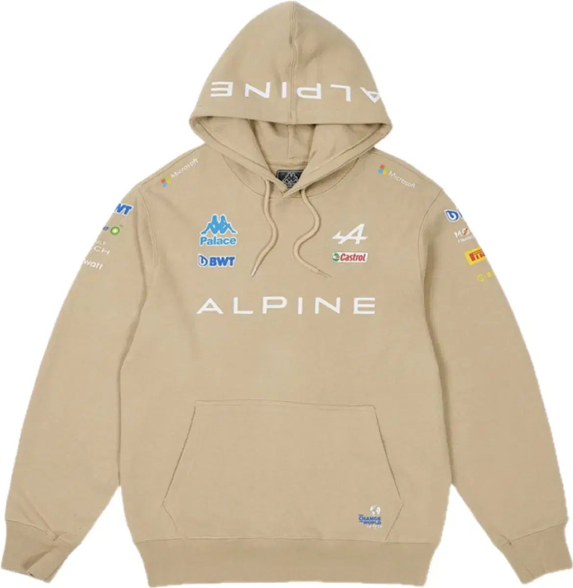 新品 PALACE パレス Alpine F1 Team フードTシャツ M