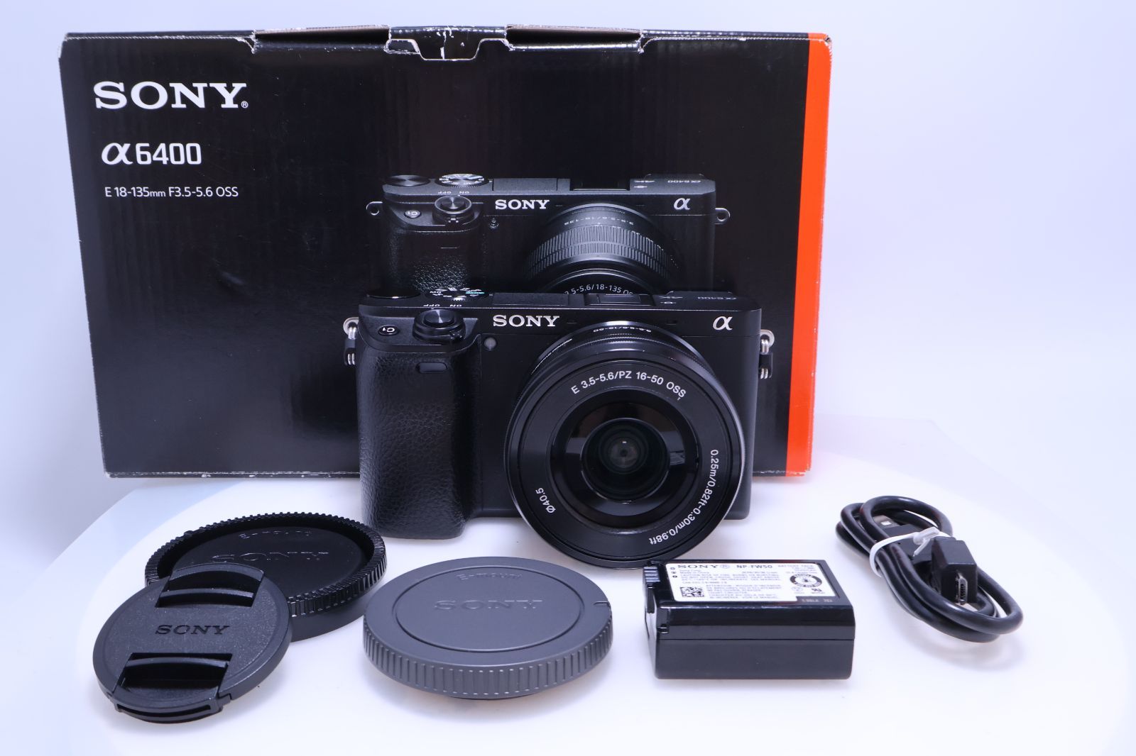 美品】SONY α6400 パワーズームレンズキット(同梱レンズ:SELP1650 