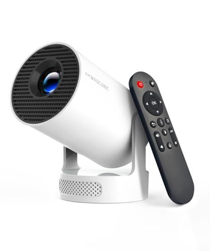 プロジェクター 家庭用 小型【Android 14・360°HIFI立体スピーカー】Magcubicプロジェクター Bluetooth5.4 18000ルーメン ぷろじえくたー 天井投影 1080P Wi-Fi6 4K対応 短距離投影 自動台形補正 国内発送