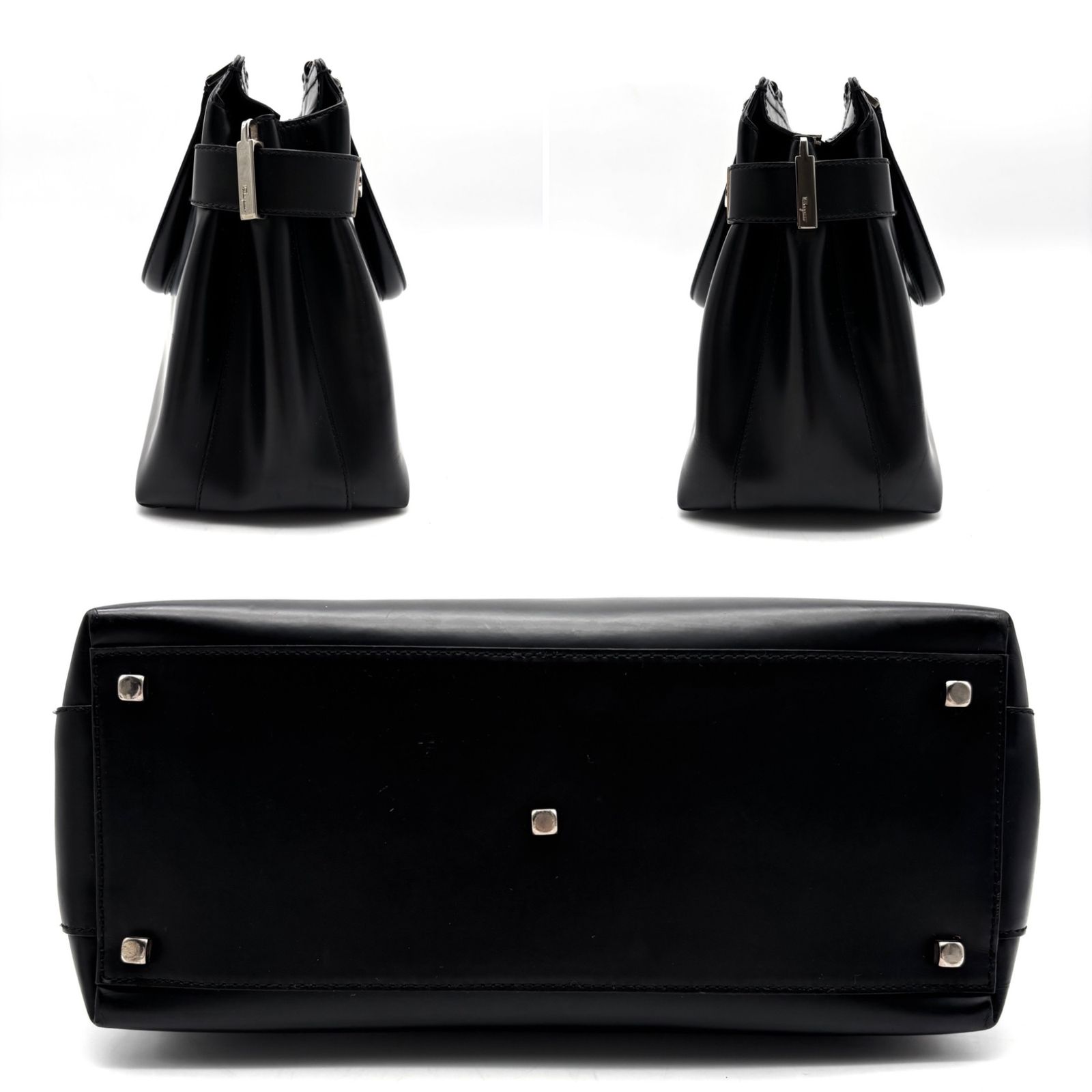 サルヴァトーレフェラガモ Salvatore Ferragamo ダブルガンチーニ