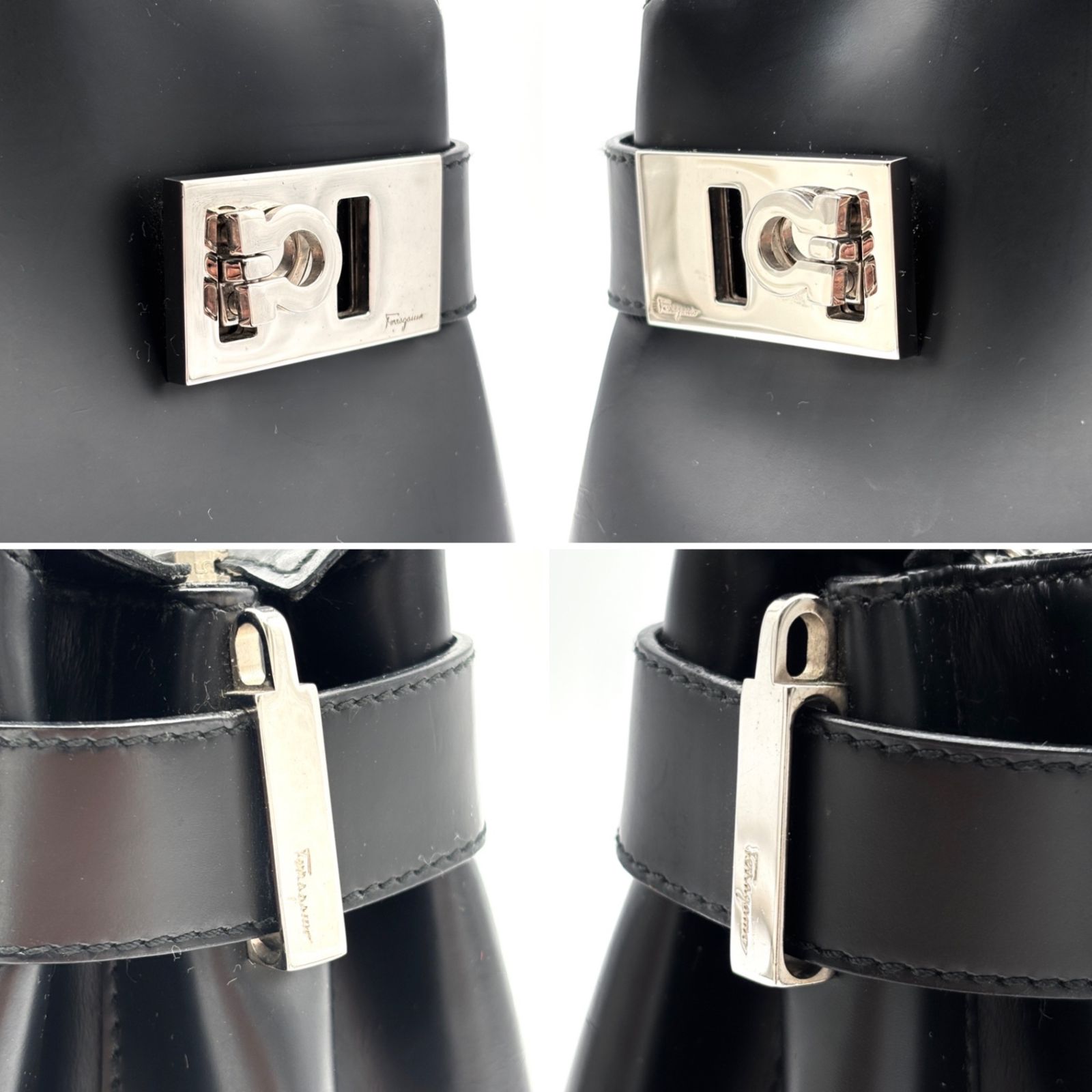 サルヴァトーレフェラガモ Salvatore Ferragamo ダブルガンチーニ