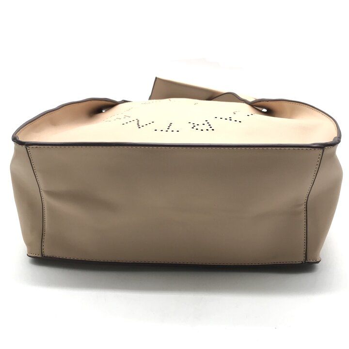 美品 Stella McCartney ステラマッカートニー ロゴ パンチング トート