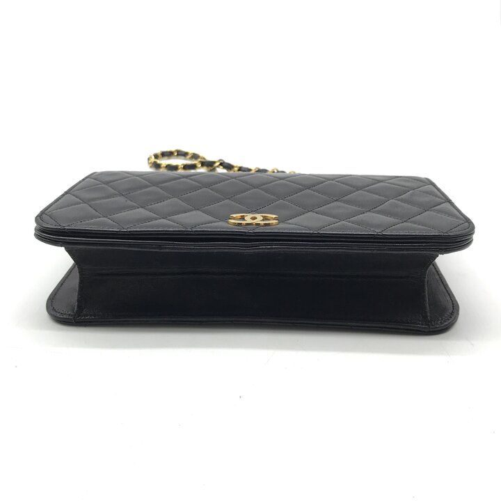 超美品 CHANEL シャネル ココマーク マトラッセ プッシュロック