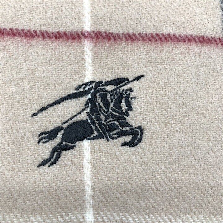 新品未使用 Burberry バーバリー ウール 100％ ブランケット ひざ掛け