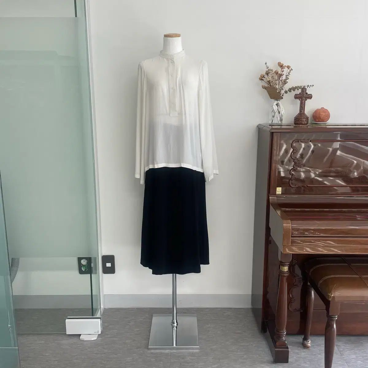 HELMUT LANG レーヨン 素材 ブラウス