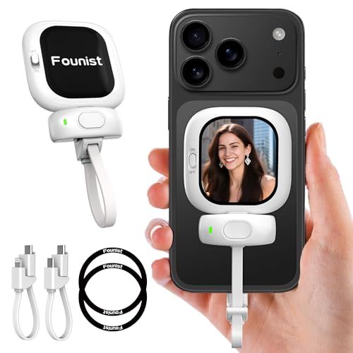 Vlogmate Mini Phone用自撮りモニター,自撮りスクリーン 超薄型 iPhone背面カメラモニター スマホ Vlog用モニター画面 高精細外部ディスプレイ Vlog記録/ビデオ録画/ライブ配信/TikTok撮影に最適″mn 97af5979