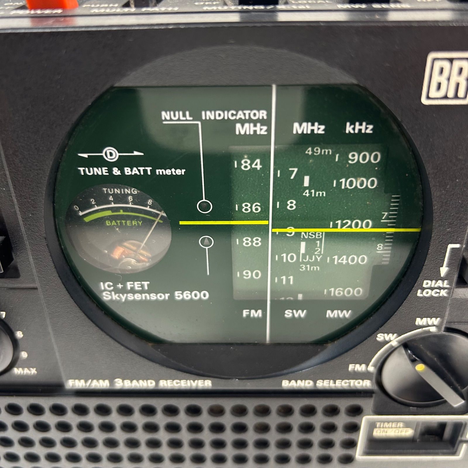 ジャンク品】☆FM ラジオ ラジカセ ☆SONY ICF-5600 スカイセンサー