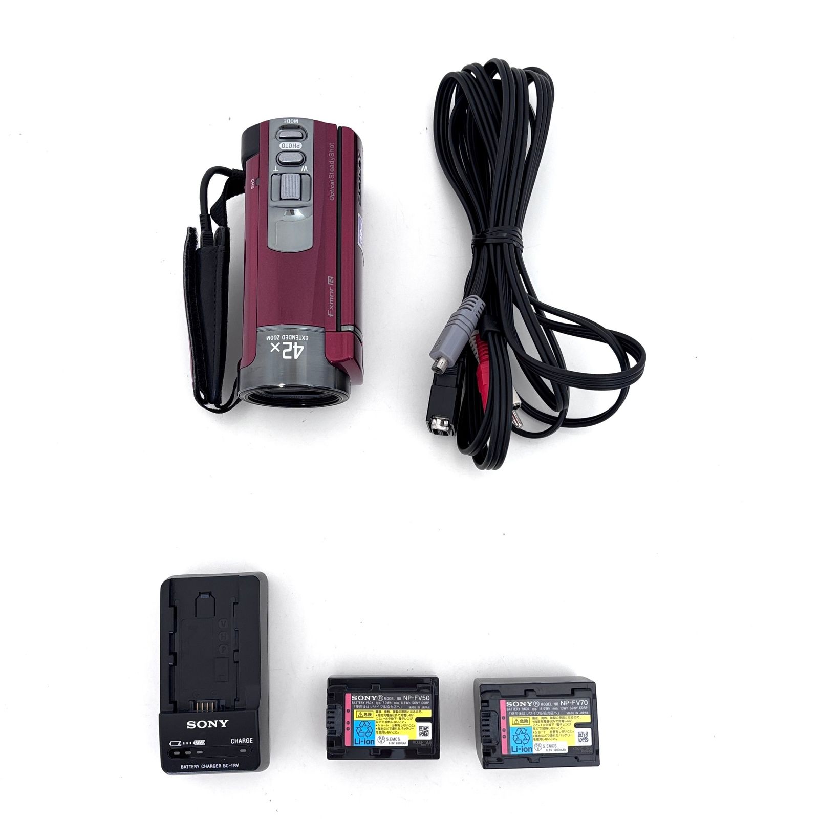 ソニー】SONY HDR-CX180 デジタルビデオカメラ +バッテリー2個 #T359