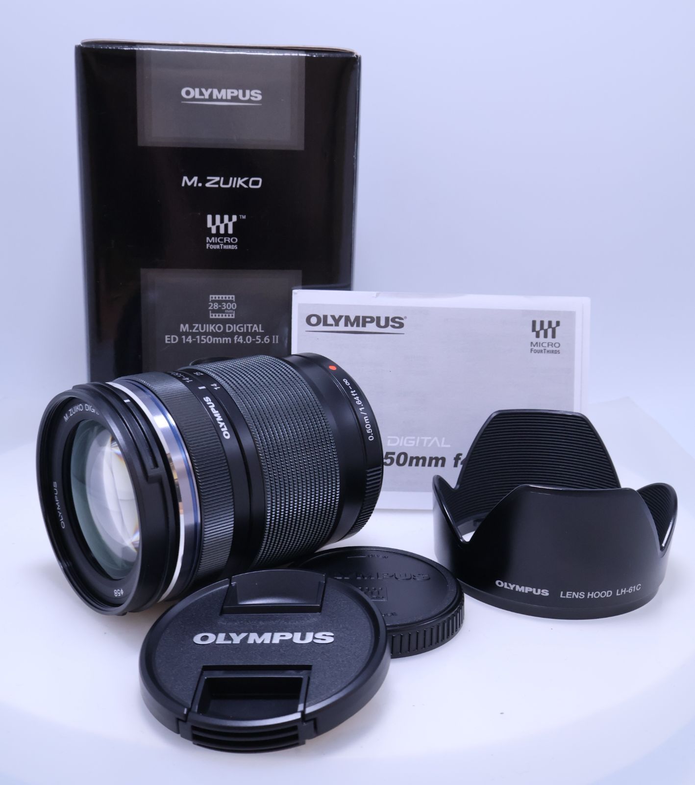 【極美品】OM SYSTEM M.ZUIKO DIGITAL ED 14-150mmF4.0-5.6II マイクロフォーサーズレンズ 防塵 防滴 EZ-M14150F4.0-5.6II