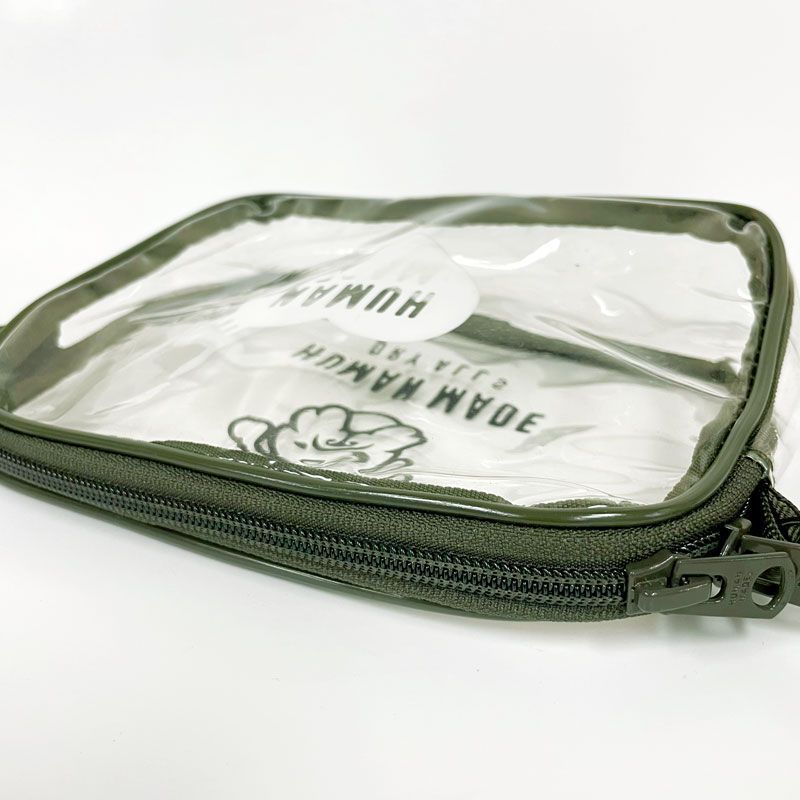 中古】HUMAN MADE ヒューマンメイド PVC ポーチ ミディアム クリア 