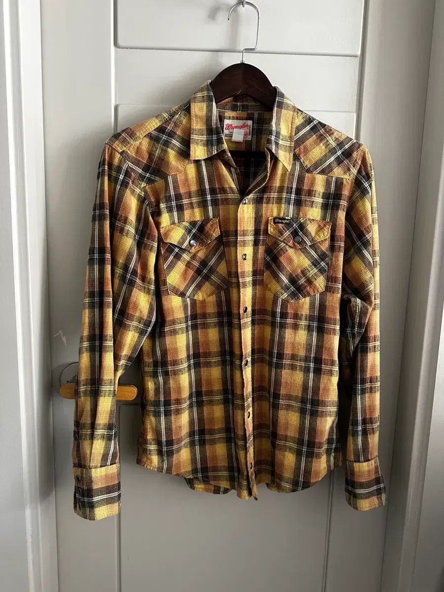 90s Wrangler ウェスタン CHECK シャツ