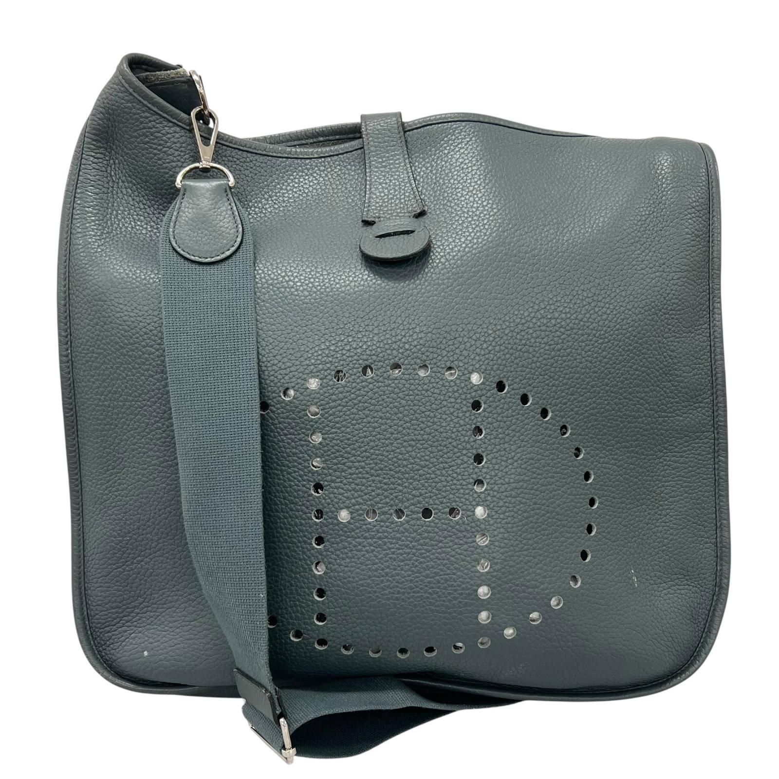 HERMES エルメス エヴリンIII TGM ショルダーバッグ トリヨンクレマンス ブルーオラージュ/シルバー □P刻印【中古】 メンズ 348,000円