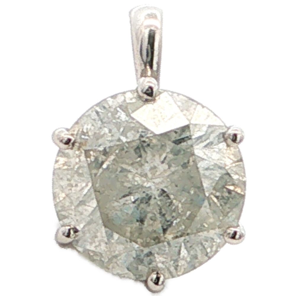 2ct シンプルライン ダイヤモンドペンダントトップ Pt999-0.9g プラチナ【♀】【S】【レディース】★■615693【中古】