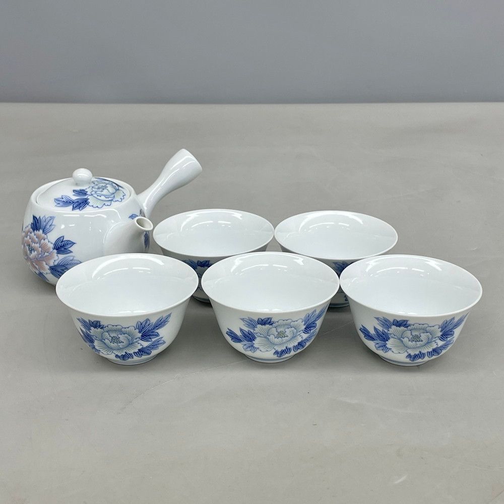 深川製磁 茶器揃い 急須 湯呑 5客セット - メルカリ