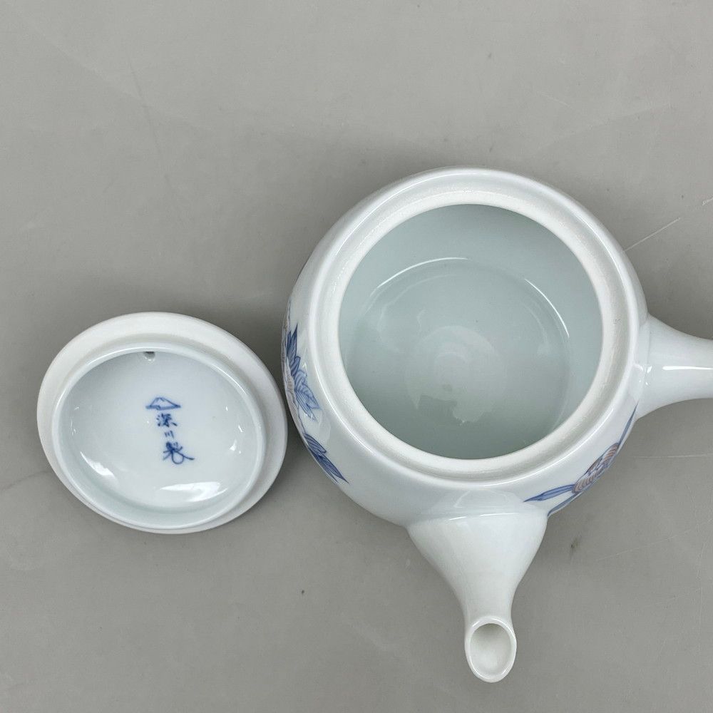 深川製磁 茶器揃い 急須 湯呑 5客セット - メルカリ
