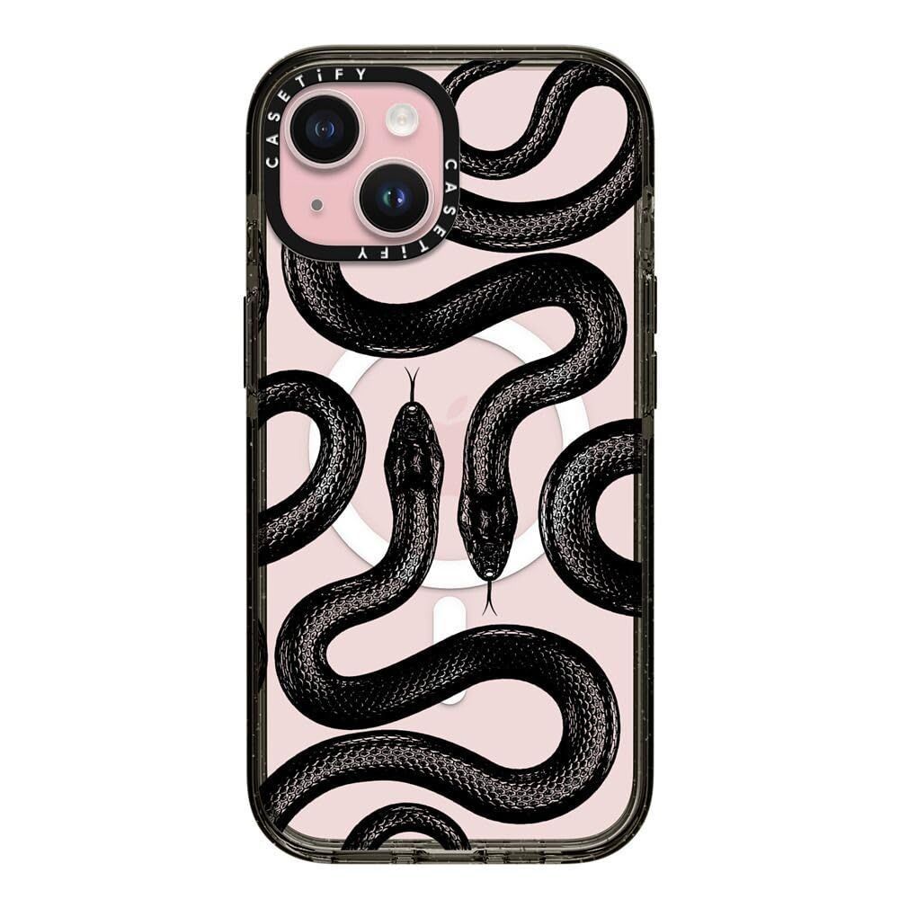 【特価セール】15 ケース iPhone - Black インパクト Kingsnake - CASETiFY クリア ブラック