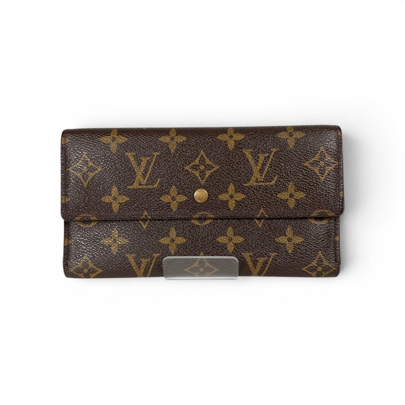 LOUIS VUITTON ルイヴィトン 三つ折り長財布 ポルトトレゾール インターナショナル モノグラム TH0031 M61215