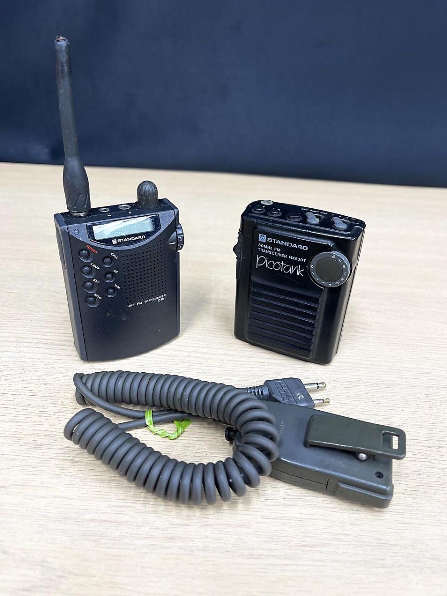 ジャンク品】 STANDARD YAESU トランシーバー マイク まとめ C401