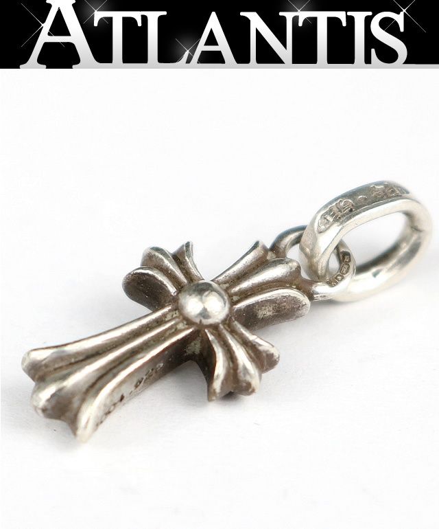 CHROME HEARTS 新宿店 クロムハーツ 新型 ベイビーファットクロス チャーム ペンダント メンズ シルバー SV925 31257