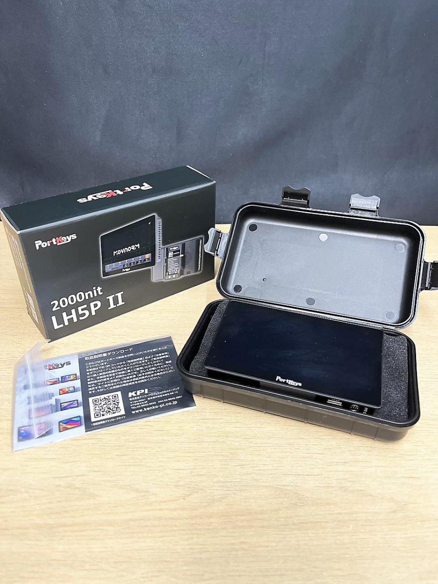 PortKeys 撮影モニター 5.5インチ 2200nit 4KHDMI ワイヤレスカメラコントロール LH5PII