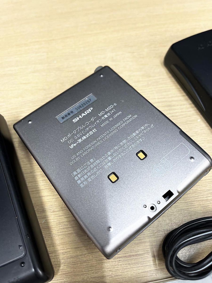 現状品】 SHARP シャープ ポータブルMDプレーヤー レコーダー