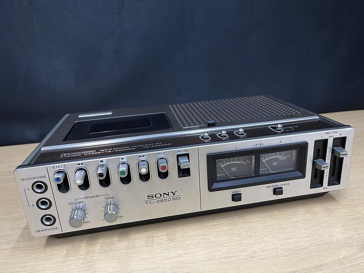 ジャンク品】 SONY ソニー カセットテープレコーダー TC-2850SD - メルカリ