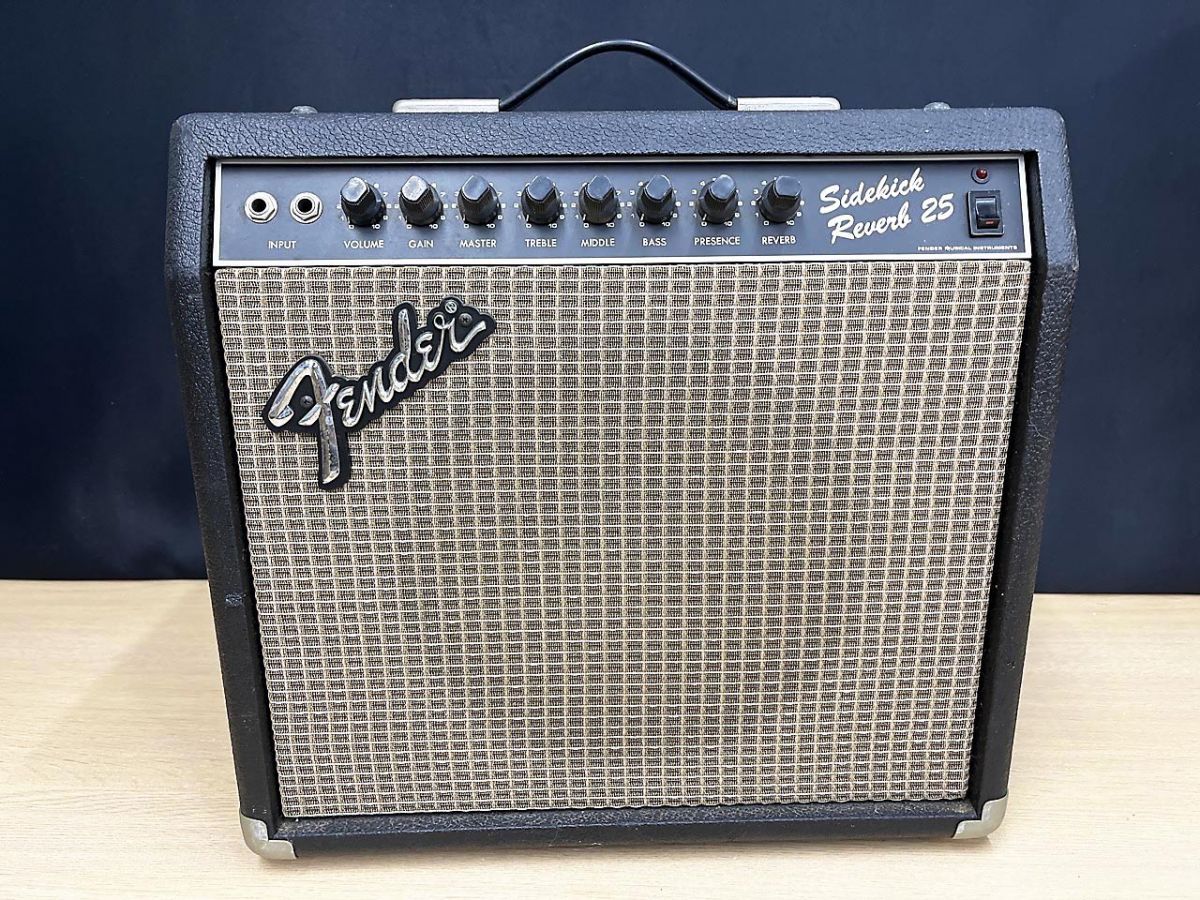 ジャンク品】 Fender フェンダー ギターアンプ SIDEKICK Reverb 25 