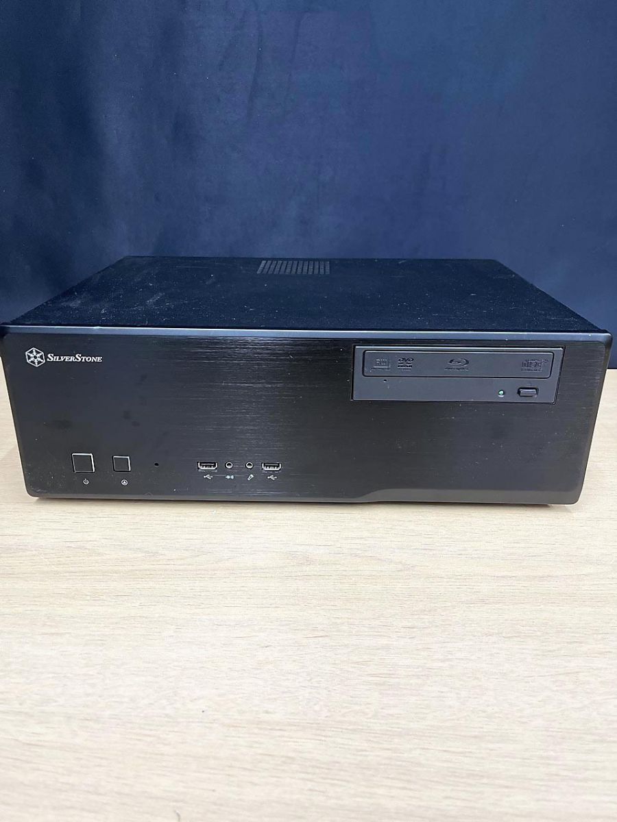 【ジャンク品】 SILVER STONE DVDスリムドライブ付き HTPC PCケース SST-GD05