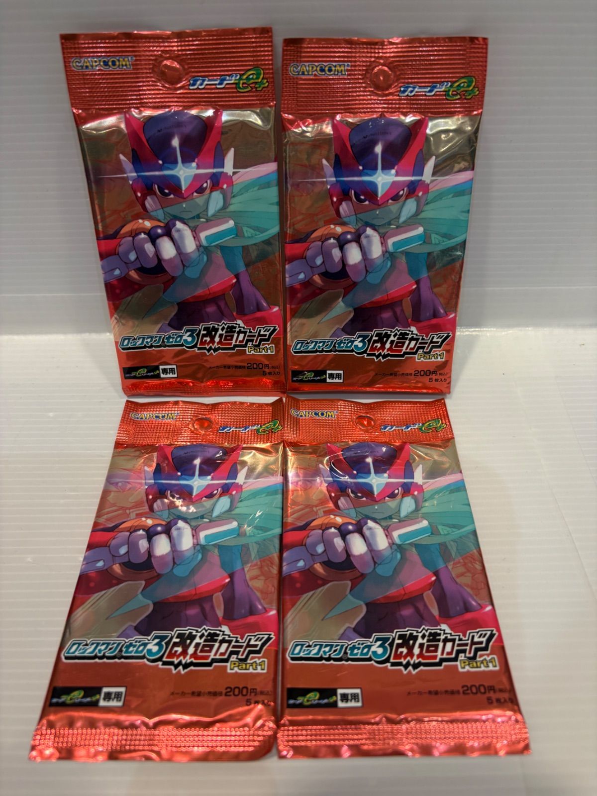 レトロトレカ/新品未開封】ロックマンゼロ3 改造カード パート1 4