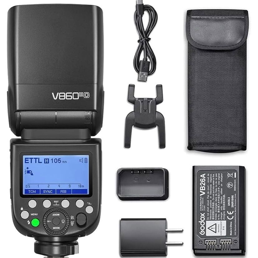 Godox V860III-O カメラフラッシュ TTL 2.4G GN60 5300K HSS 1 / 8000s 高速同期 ストロボ スピードライト オリンパス/パナソニックカメラに対応