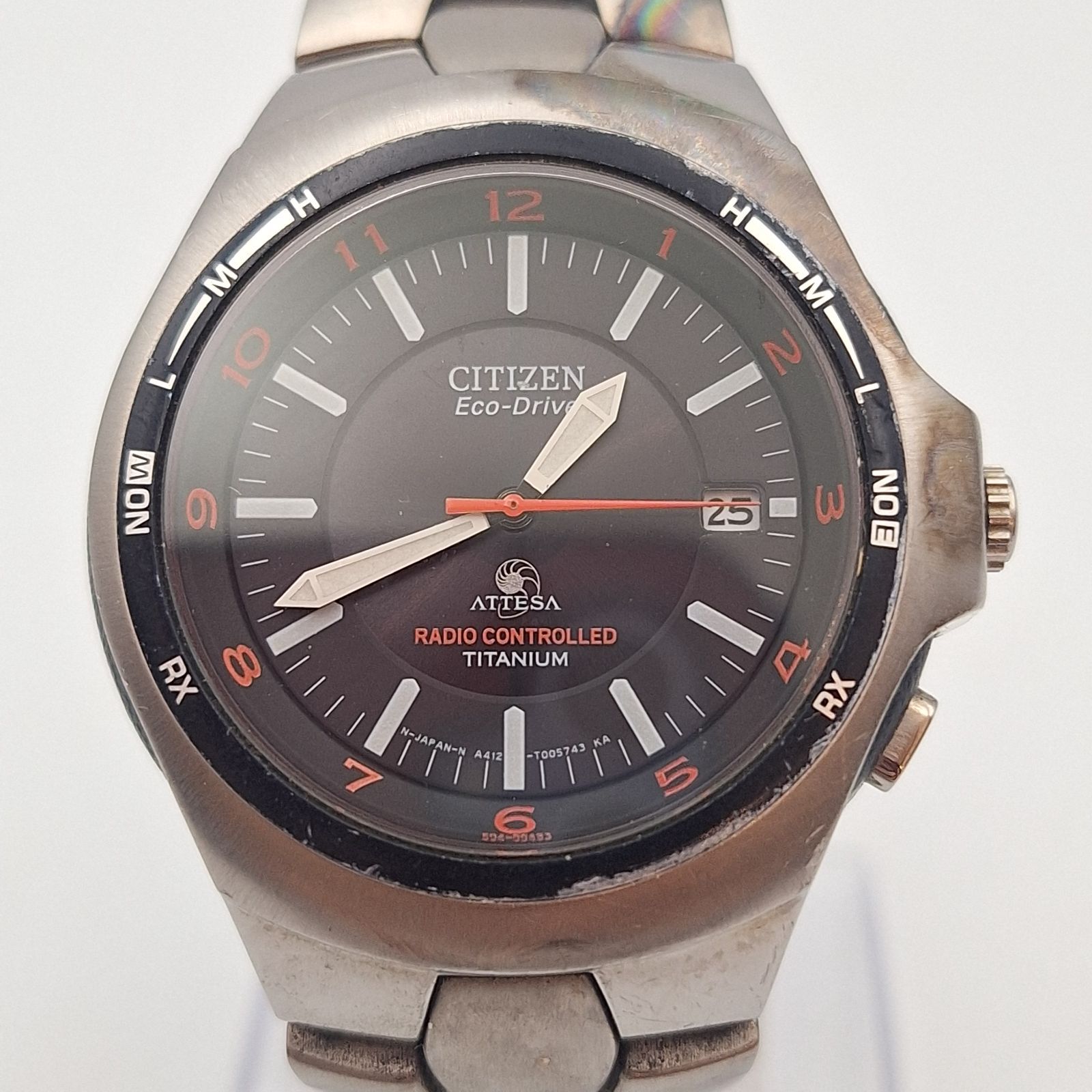 CITIZEN シチズン アテッサ ATTESA A412-T003265Y 電波ソーラー 腕時計 