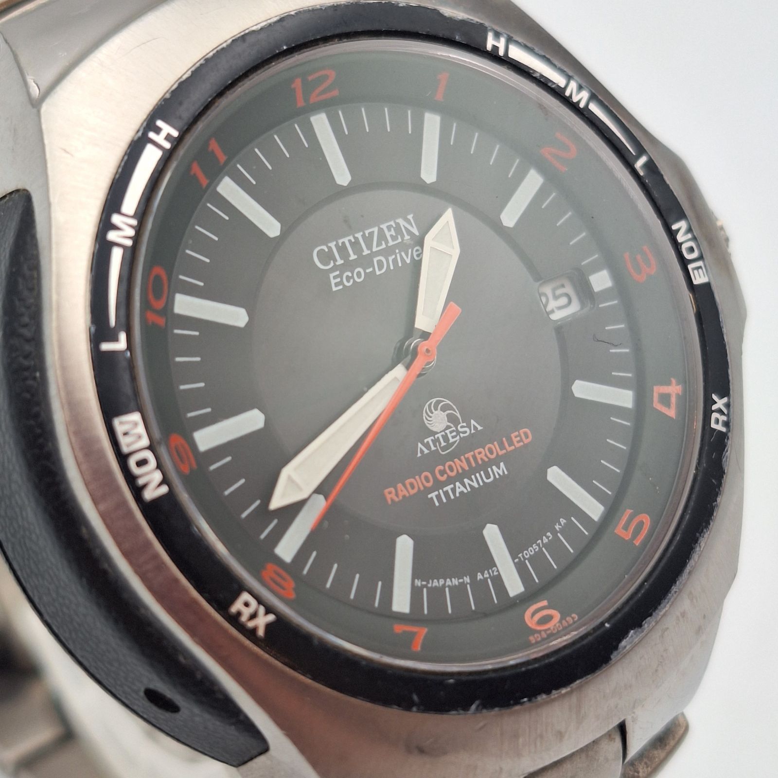 CITIZEN シチズン アテッサ ATTESA A412-T003265Y 電波ソーラー 腕時計 
