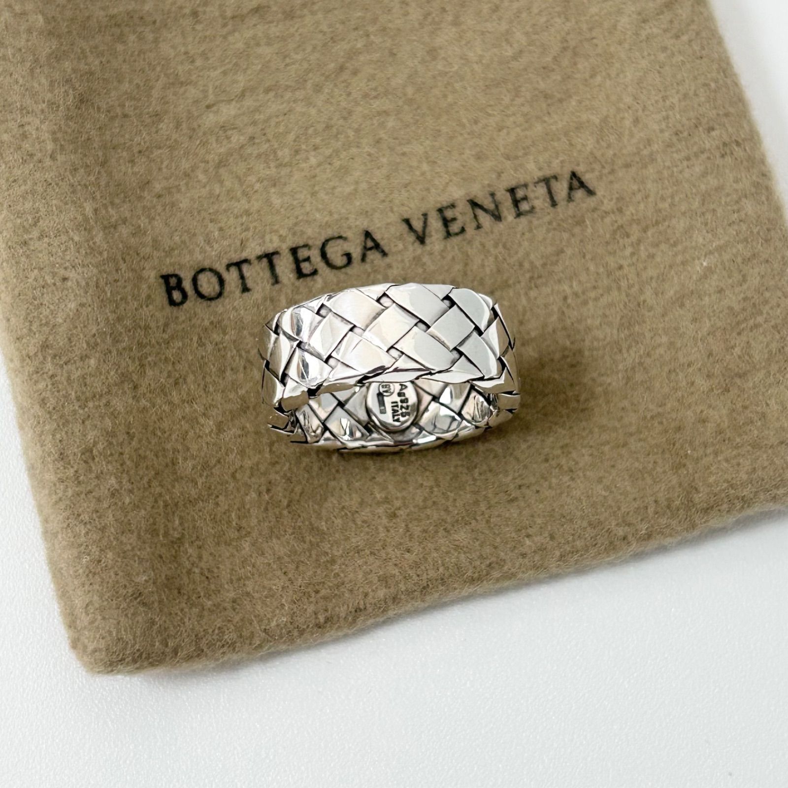 BOTTEGA VENETA ボッテガヴェネタ 9号 イントレチャート 925 リング