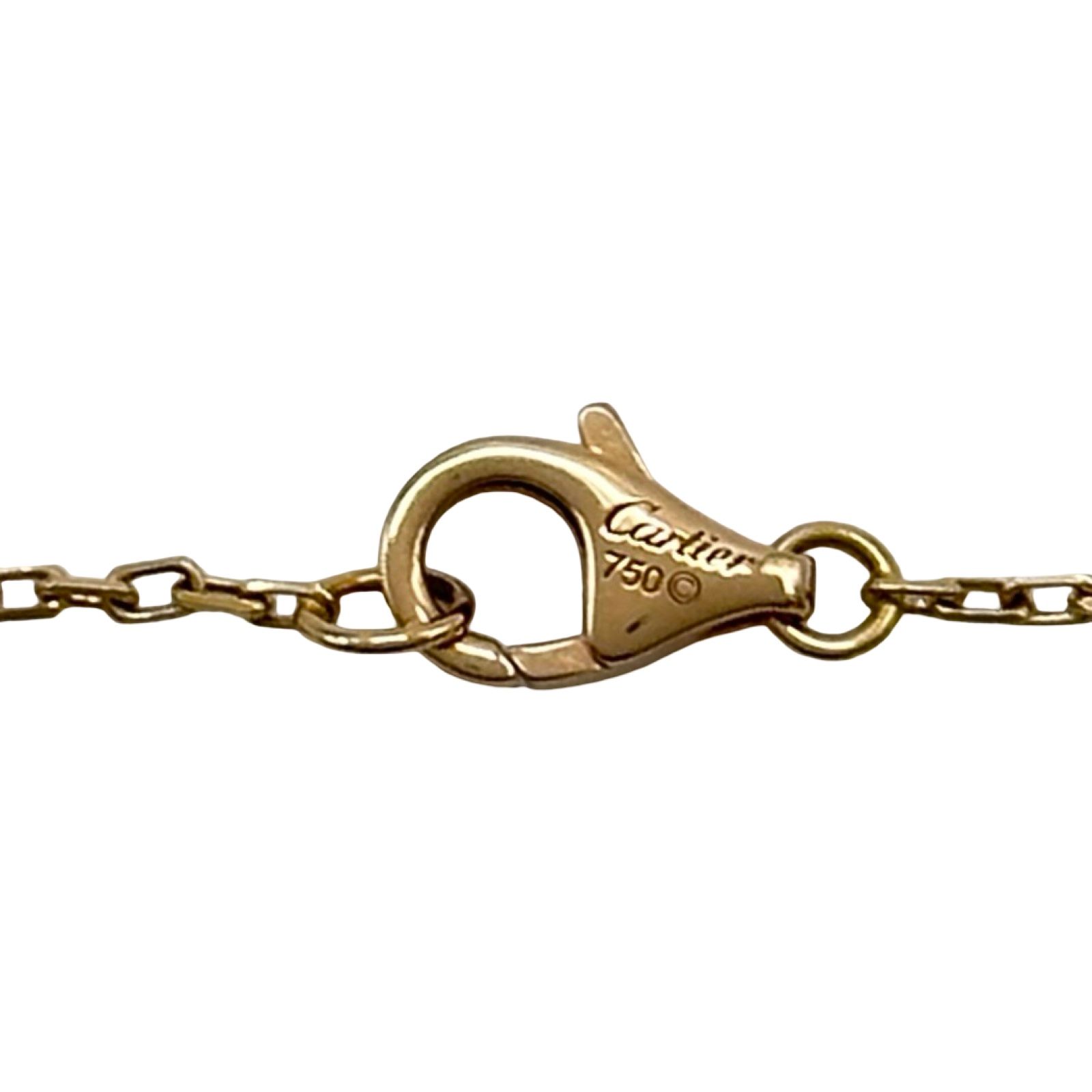 カルティエ Cartier トリニティサークルネックレス ピンクゴールド 750 