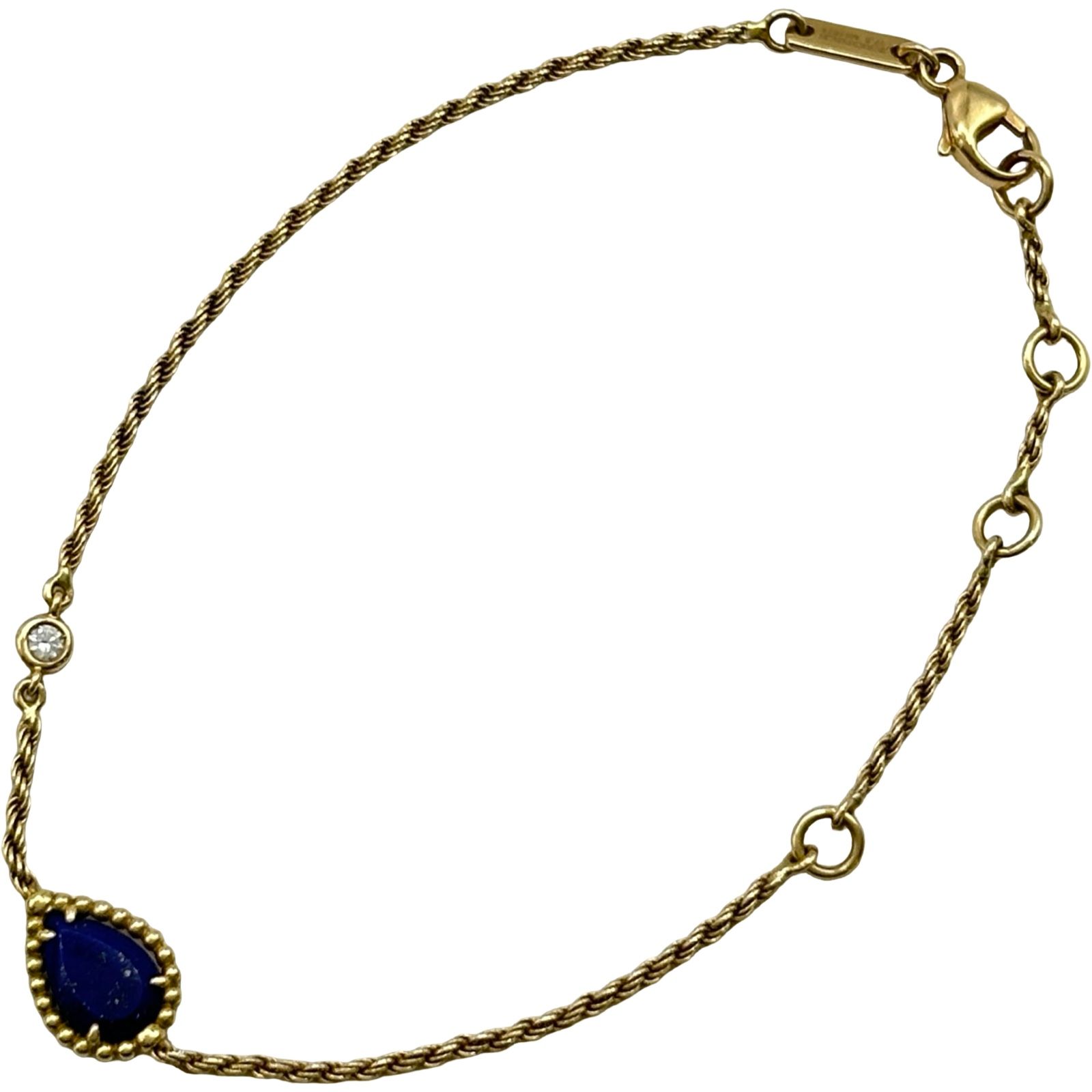 ブシュロン BOUCHERON セルパンボエムブレスレット ゴールド 750 ラピスラズリ ダイヤモンド ジュエリー
