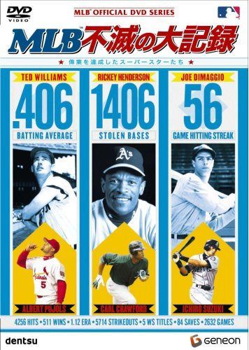 MLB不滅の大記録~偉業を達成したスーパースターたち~ [DVD]
