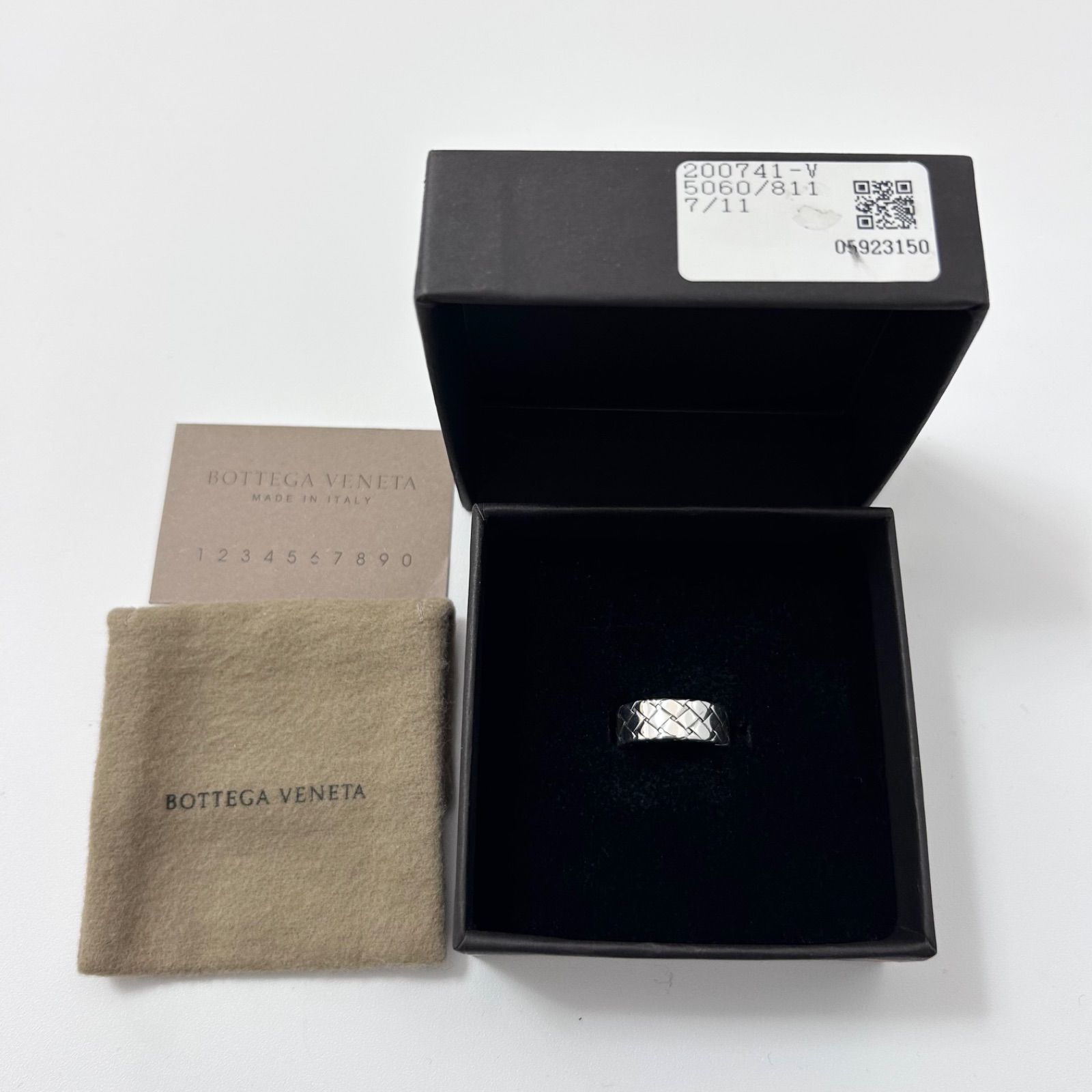 BOTTEGA VENETA ボッテガヴェネタ 9号 イントレチャート 925 リング 