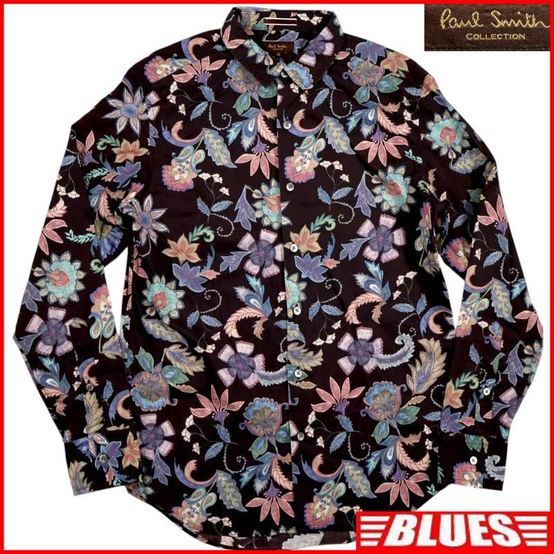 Paul Smith ポールスミス 花柄 M シャツ 総柄 長袖シャツ シャツ）の