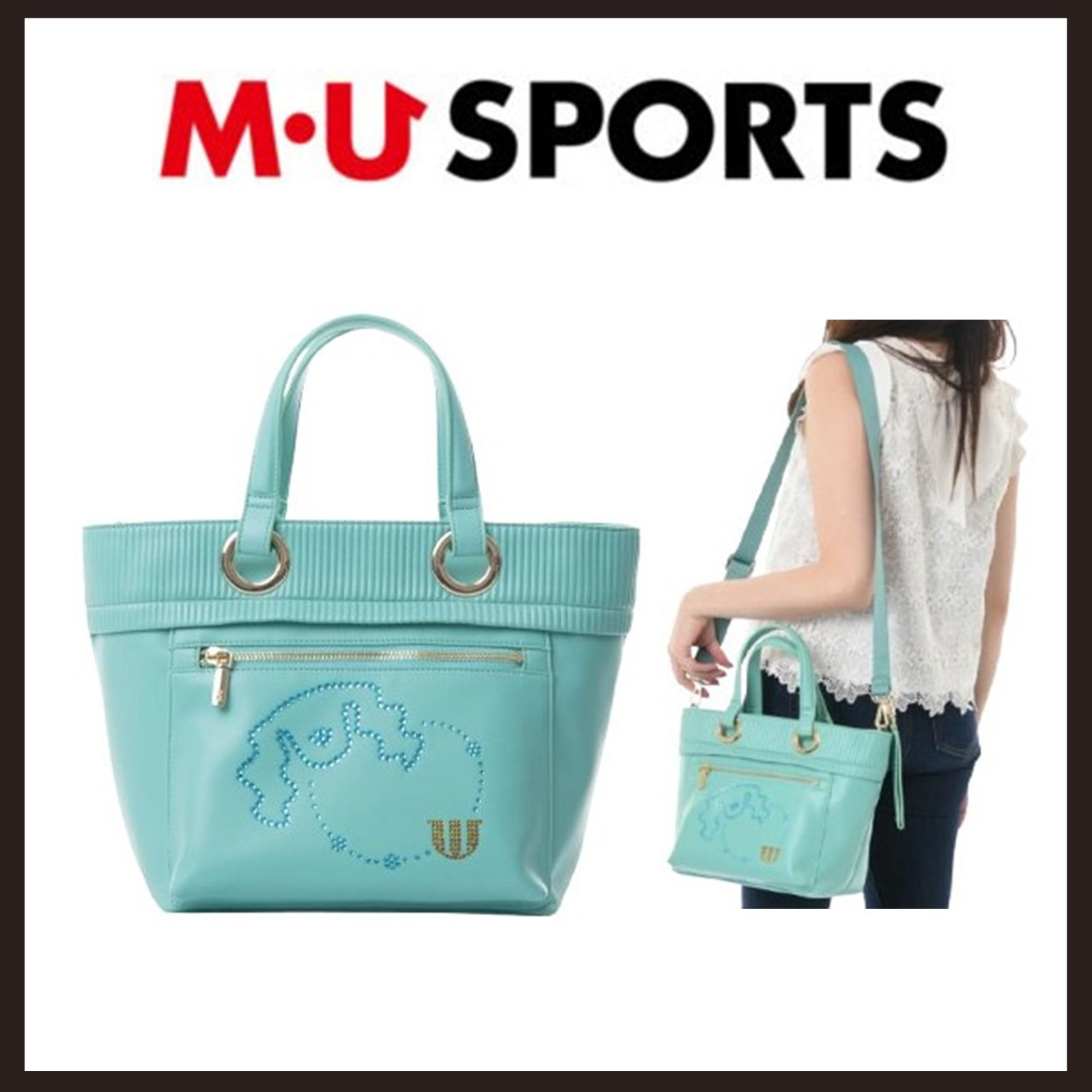 ゴルフ 新品未使用 M・U SPORTS (エムユースポーツ) デュアルレザー