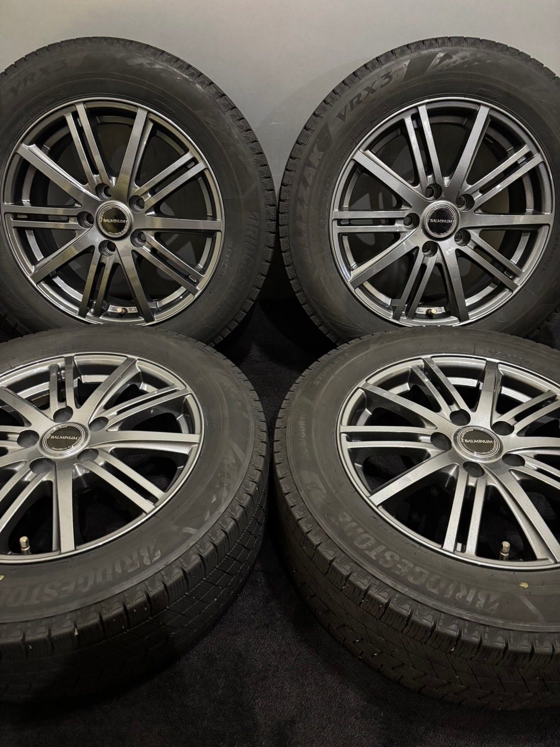 ☆205/60R16 BRIDGESTONE/VRX3 23年製 BALMINUM 16インチ 6.5J +38