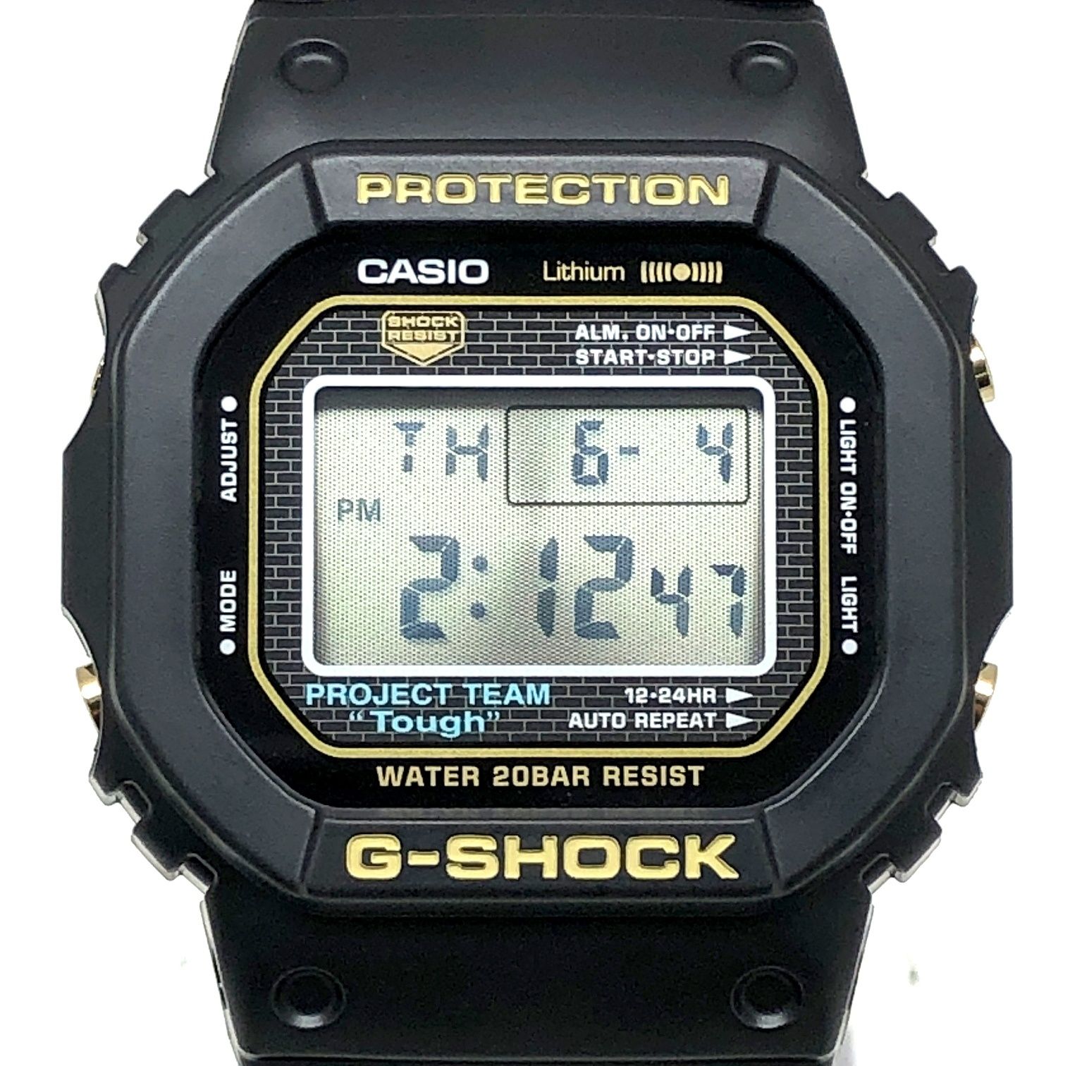 G-SHOCK ジーショック DW-5035D-1B 35th ANNIVERSARY 35周年記念限定モデル ブラック ゴールド 初代カラー 2018年4月発売