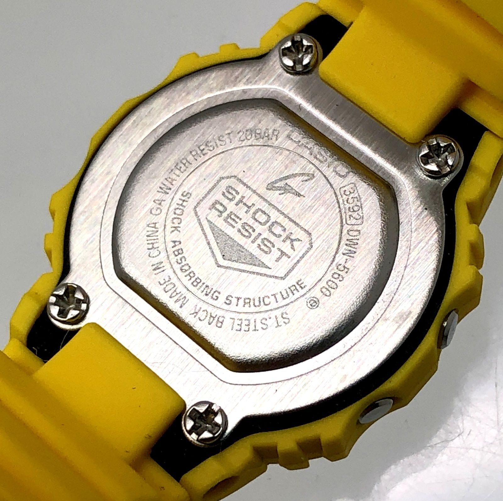 CASIO Gショック 黄 リングウォッチ ナノ DWN-5600-9 G-SHOCK ジーショック G-SHOCK nano ジーショックナノ DWN-5600-9 指輪