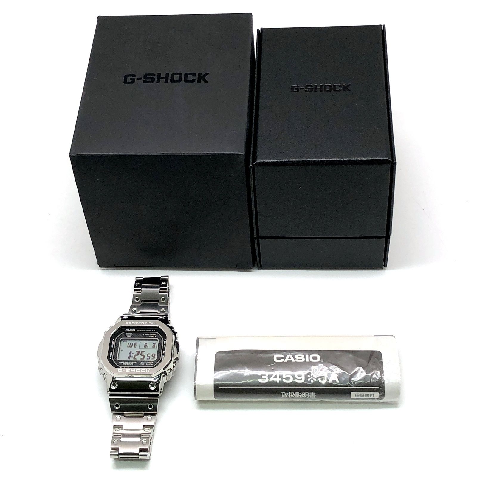 G-SHOCK ジーショック GMW-B5000D-1 フルメタル シルバー 電波ソーラー 