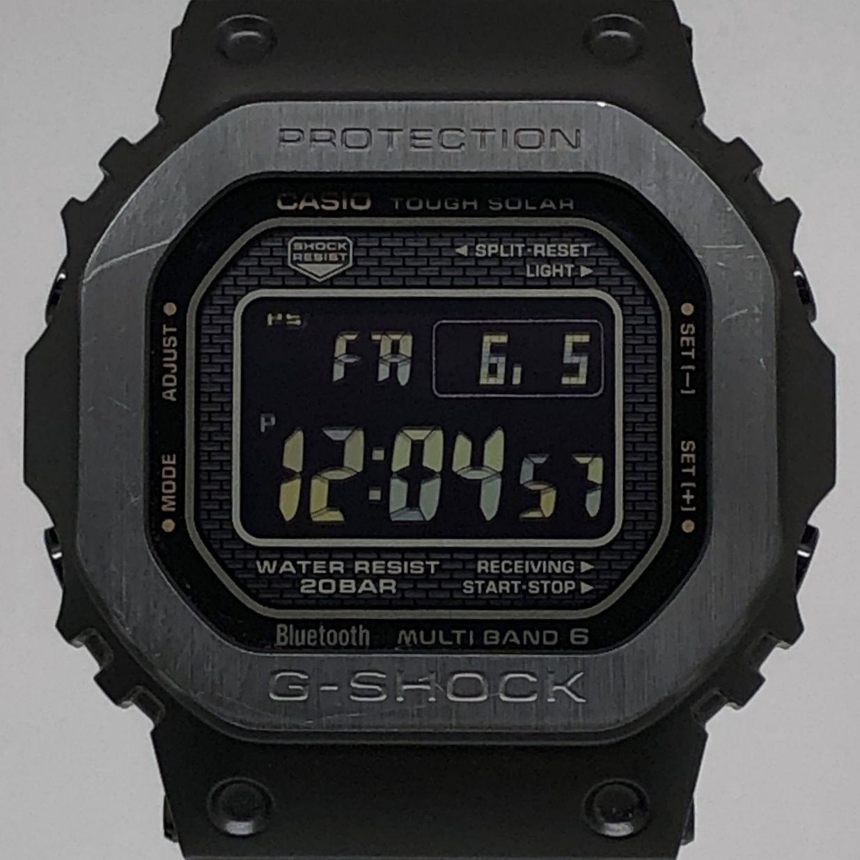 G-SHOCK ジーショック GMW-B5000MB-1 フルメタル マルチフィニッシュドブラック 電波ソーラー Bluetooth搭載 LEDライト