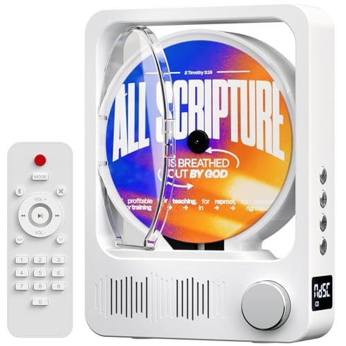 Bluetooth5.3 CD プレーヤー 卓上置き式 CDラジカセ リモコン付き 日本語説明書付きas 7597b36c