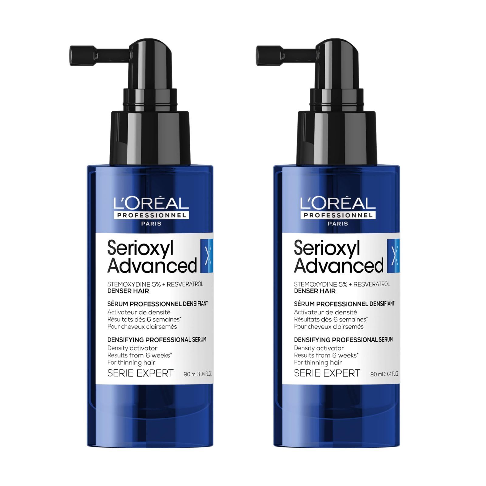 【新品未開封】ロレアル プロフェッショナル セリオキシル アドバンスト デンサー ヘア 90mL 2本セット LOREAL 頭皮用美容液 スカルプケア 正規品