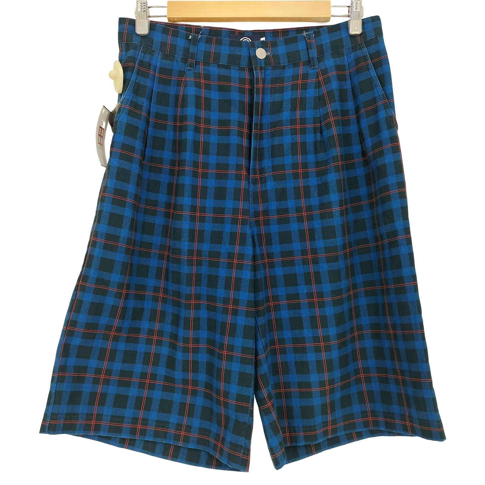 ユーズドフルギ USED古着 SOL SOONERORLATER 25ss CHECKED BAGGY SHORTS メンズ M
